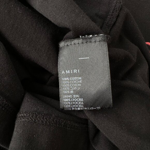 Amiri Wes Lang Black & Red Everything T-Shirt - Picture 4 of 4